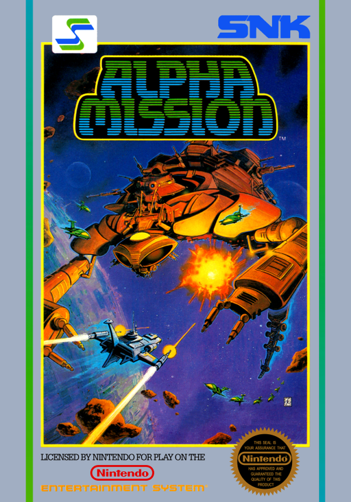 Alpha Mission (USA) box art